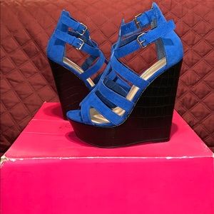 Boyana Blue High Heel